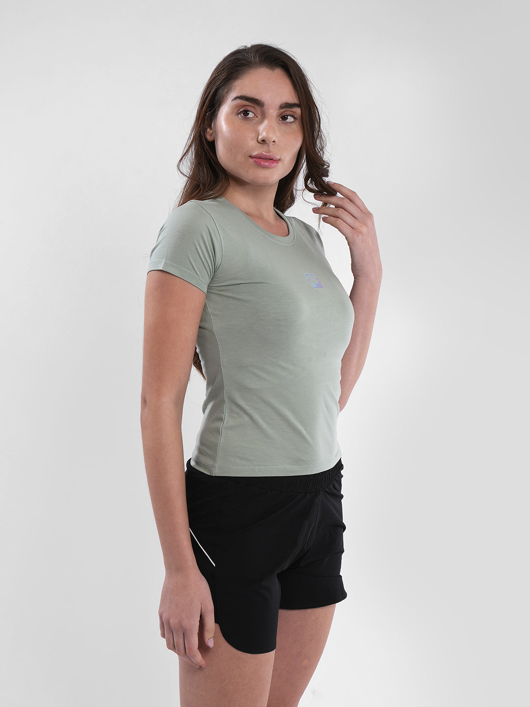 Fila Womens Iceberg Green Riley Crop Top