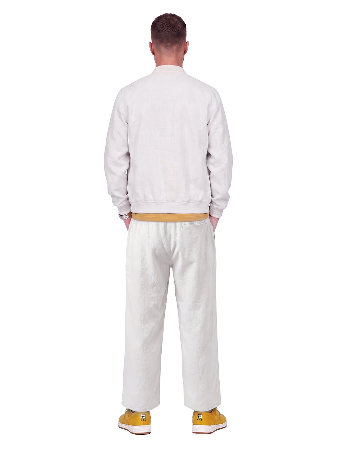 Fila Men Off White Shelton Track Pants