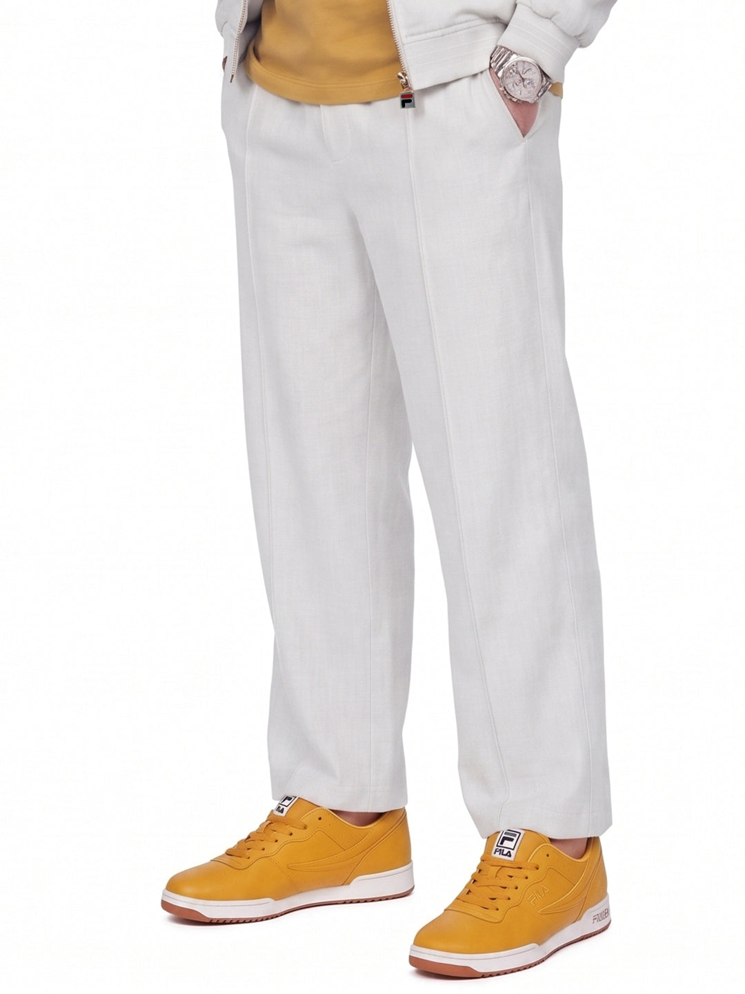 Fila Men Off White Shelton Track Pants