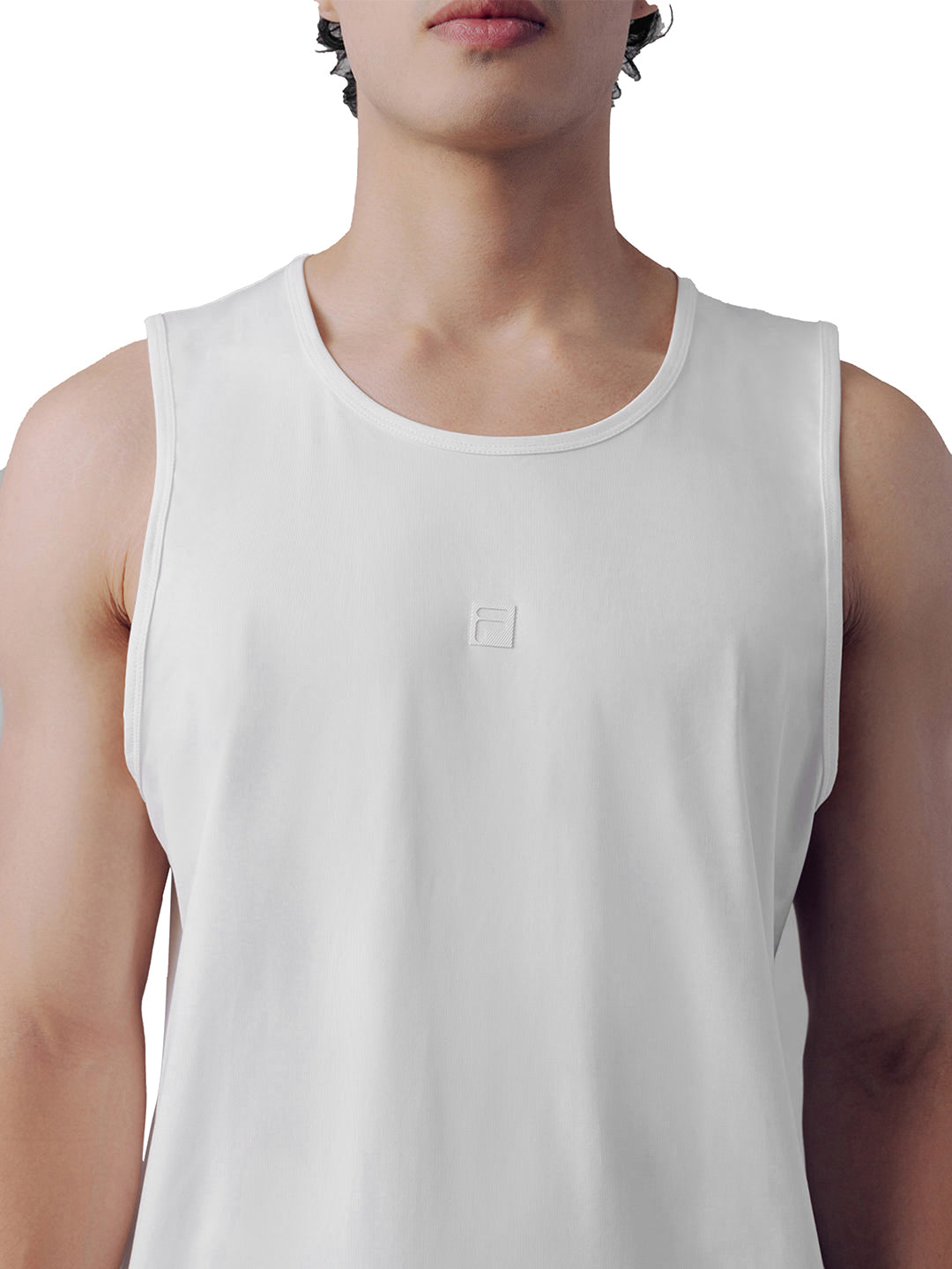 Fila Men White Bolt Sleeveless