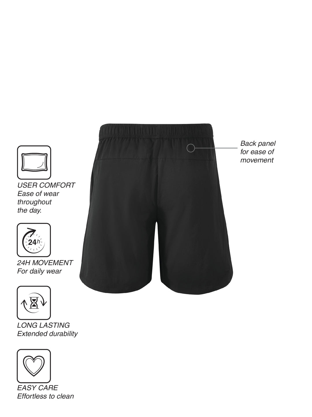 Fila Mens Black Cannor Shorts