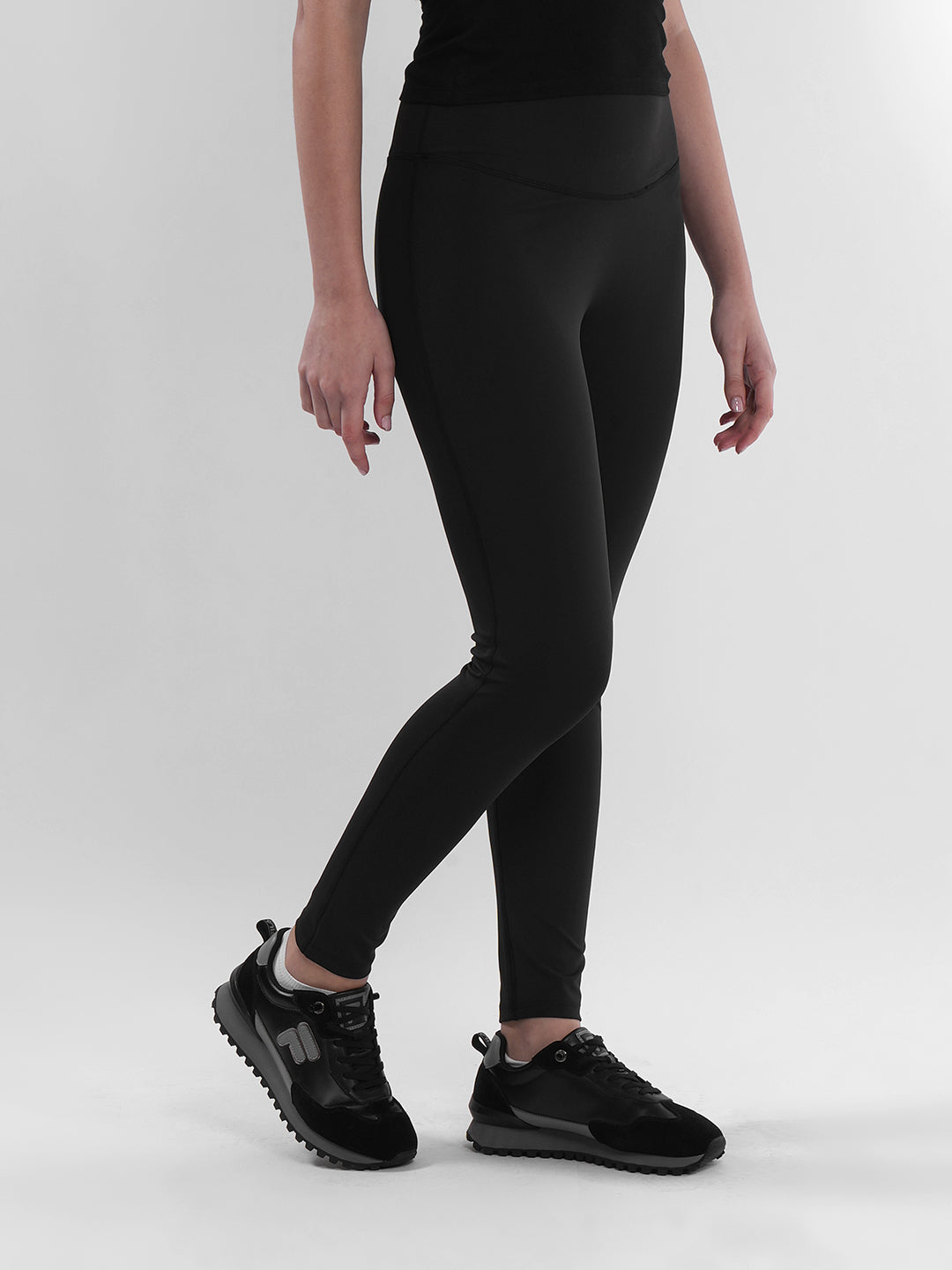 Fila Womens Black Siara Leggings