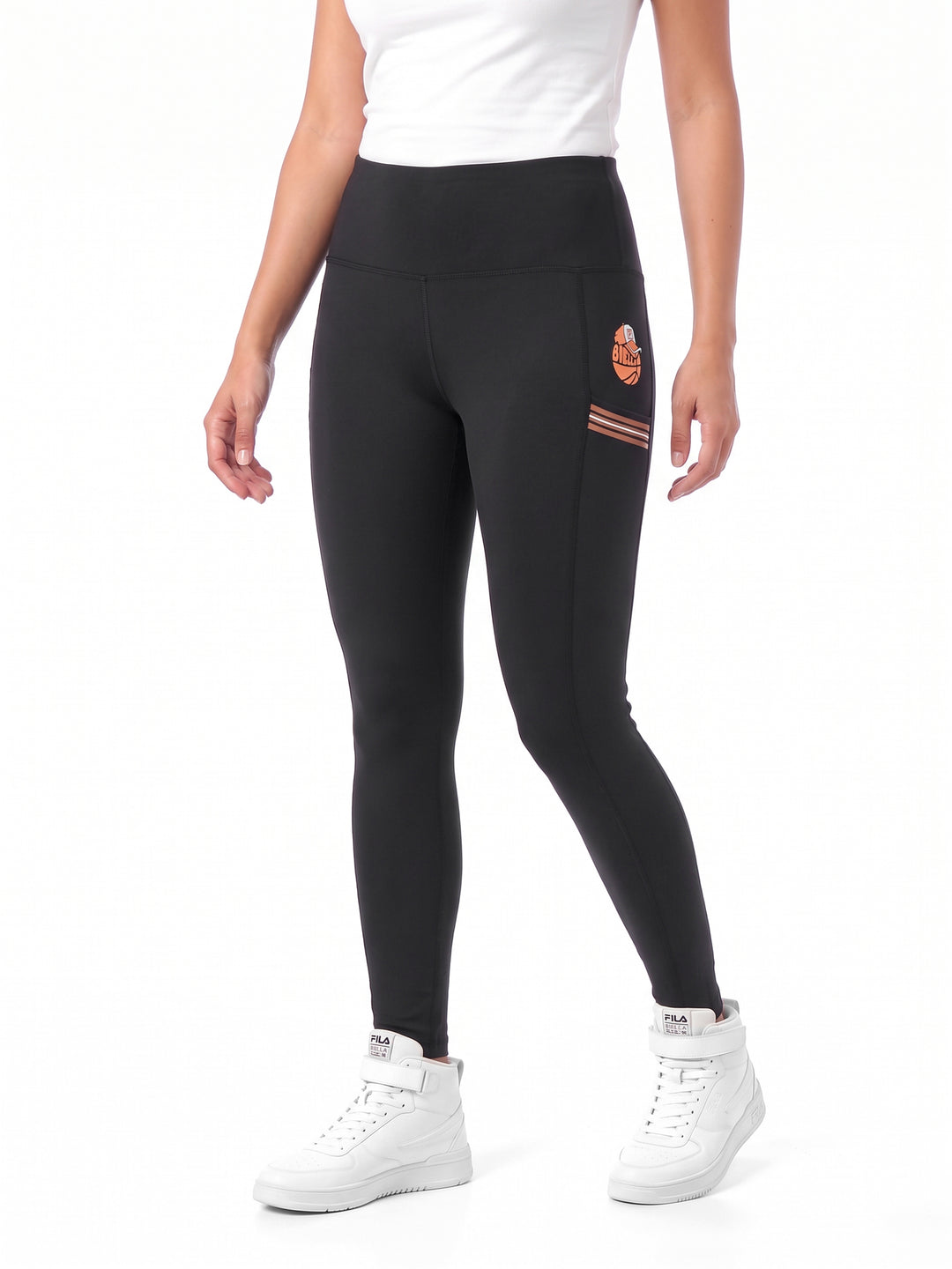 Fila Womens Black Bird Leggings