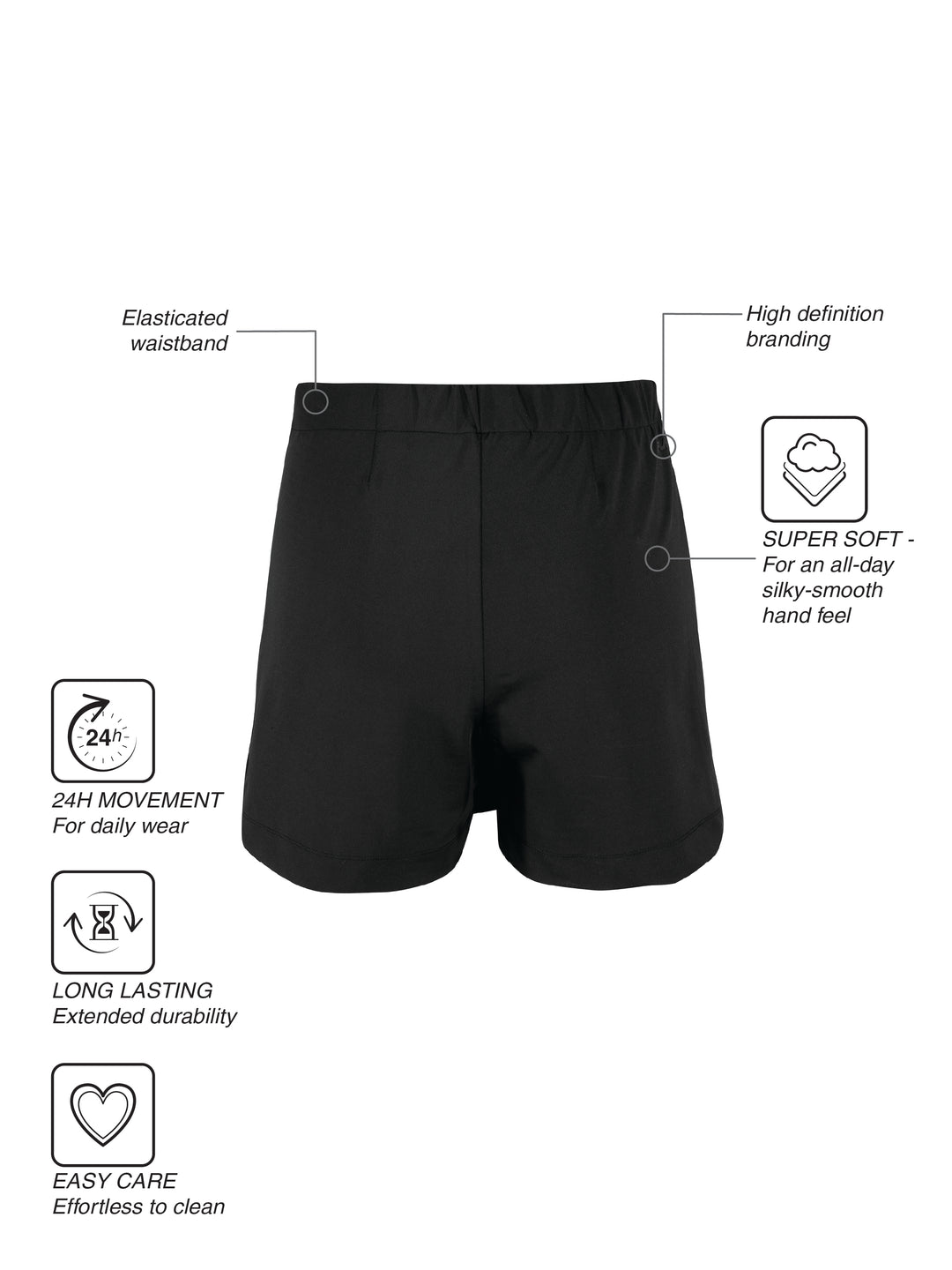 Fila Womens Black Casey Skort