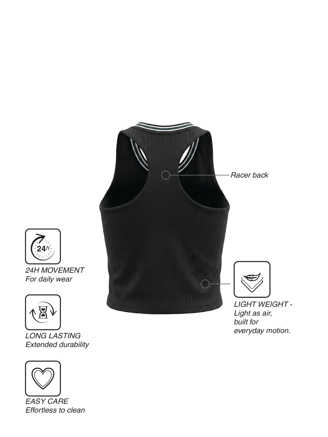 Fila Women Black Graf Tank Top