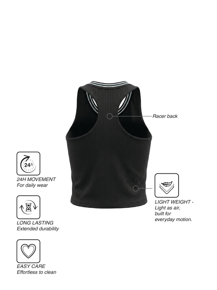Fila Women Black Graf Tank Top