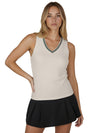 Fila Women Off White Graf Tank Top