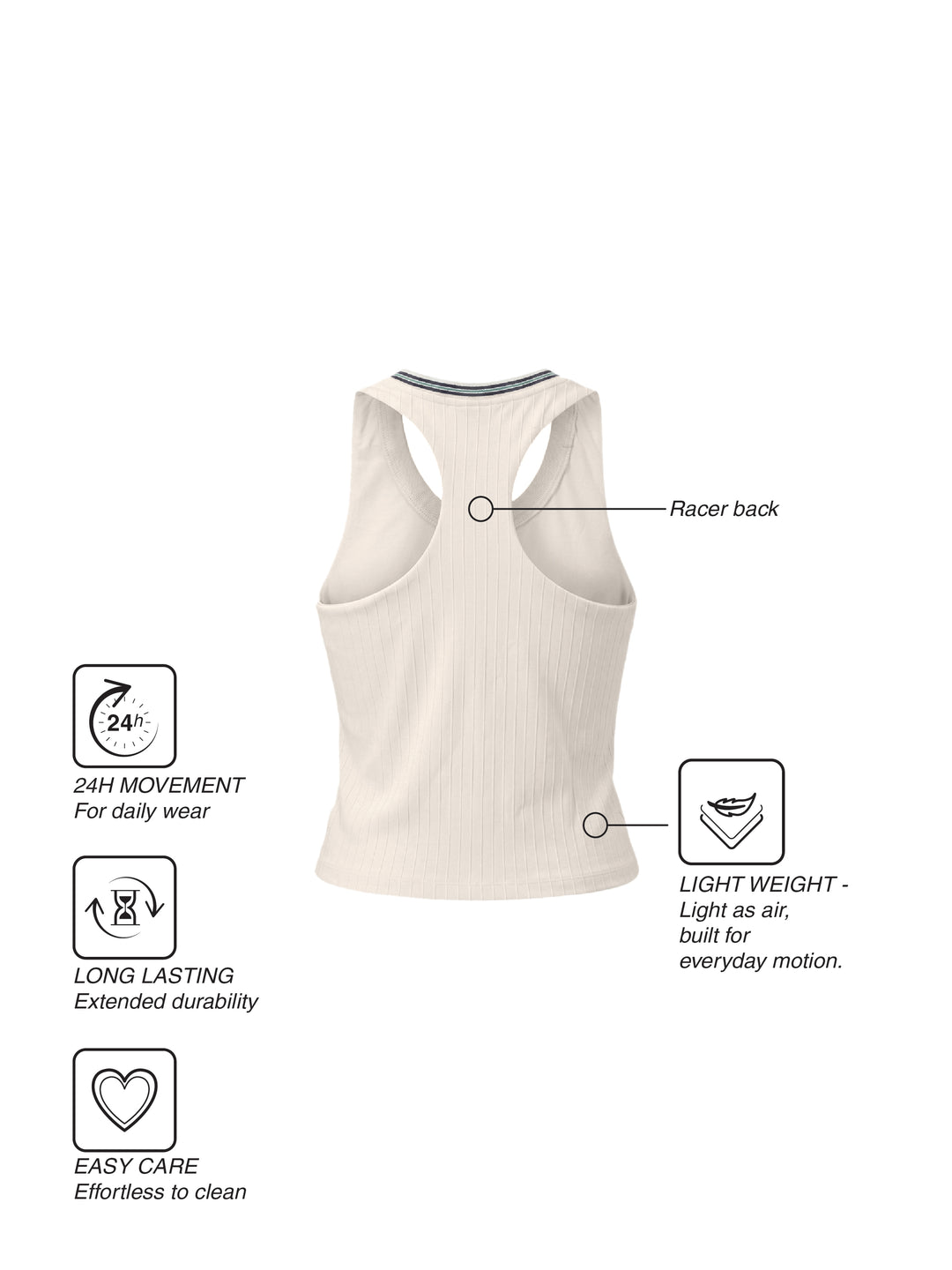 Fila Women Off White Graf Tank Top