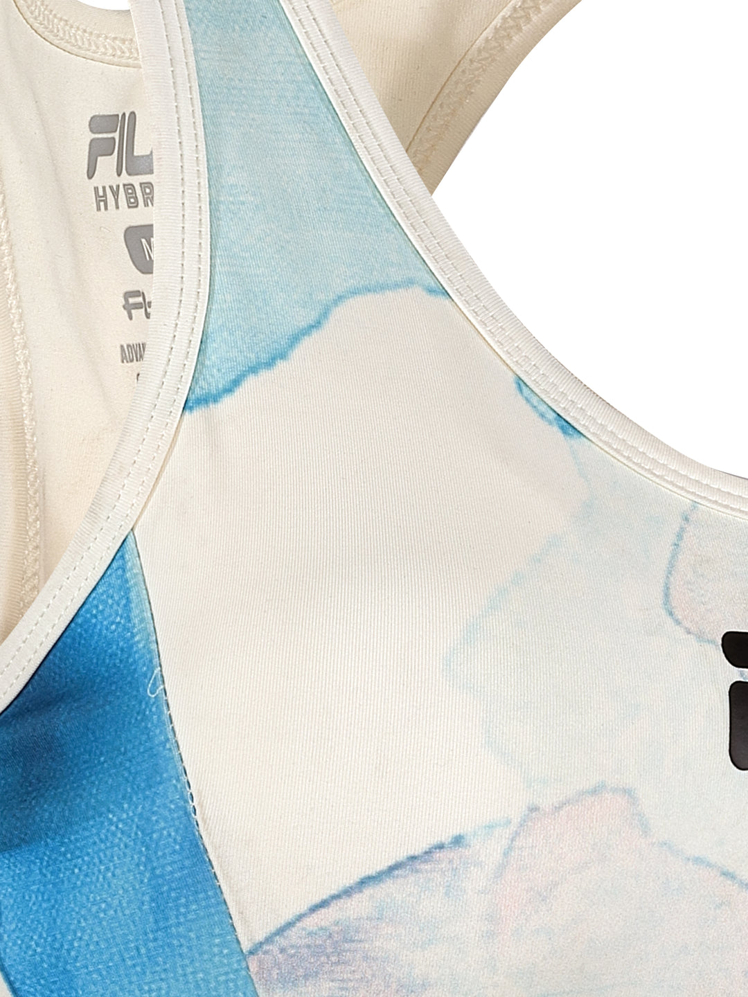Fila Women Off White Lana Aop Sports Bra