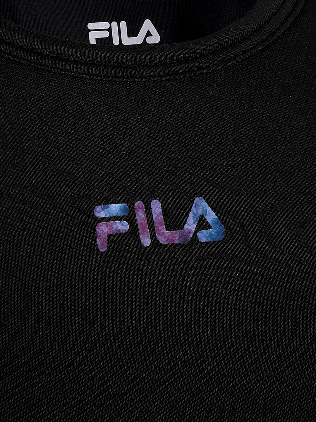 Fila Women Black Lana Solid Sports Bra