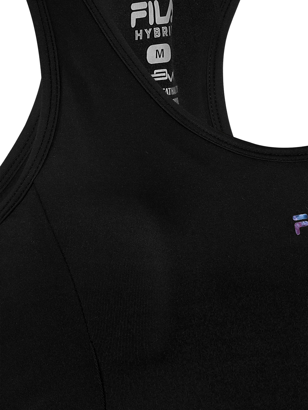 Fila Women Black Lana Solid Sports Bra