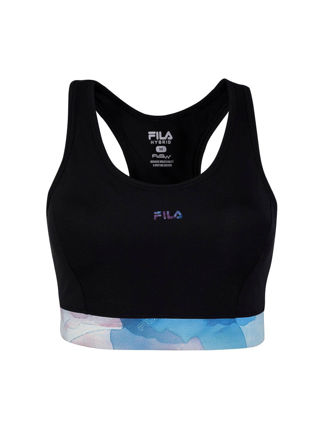 Fila Women Black Lana Solid Sports Bra