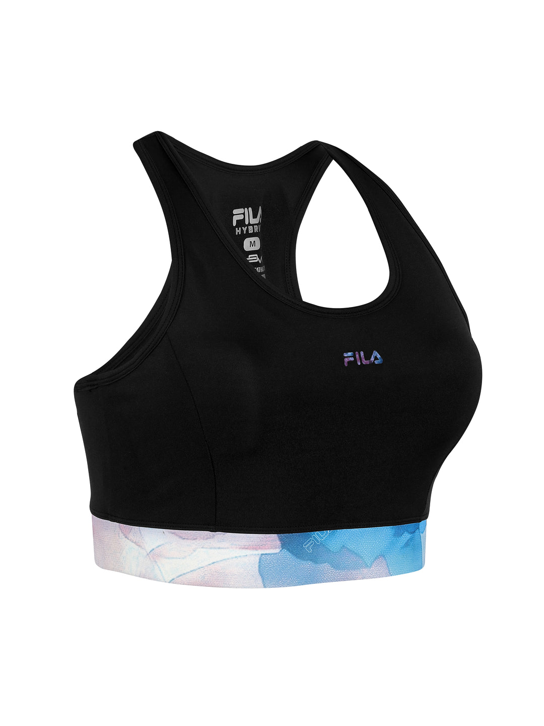 Fila Women Black Lana Solid Sports Bra