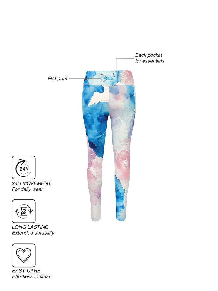 Fila Women Off White Dina Leggings