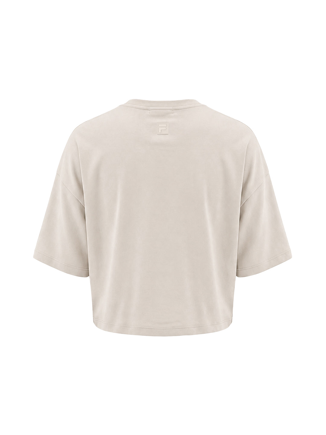 Fila Women Off White Seles Crop Top