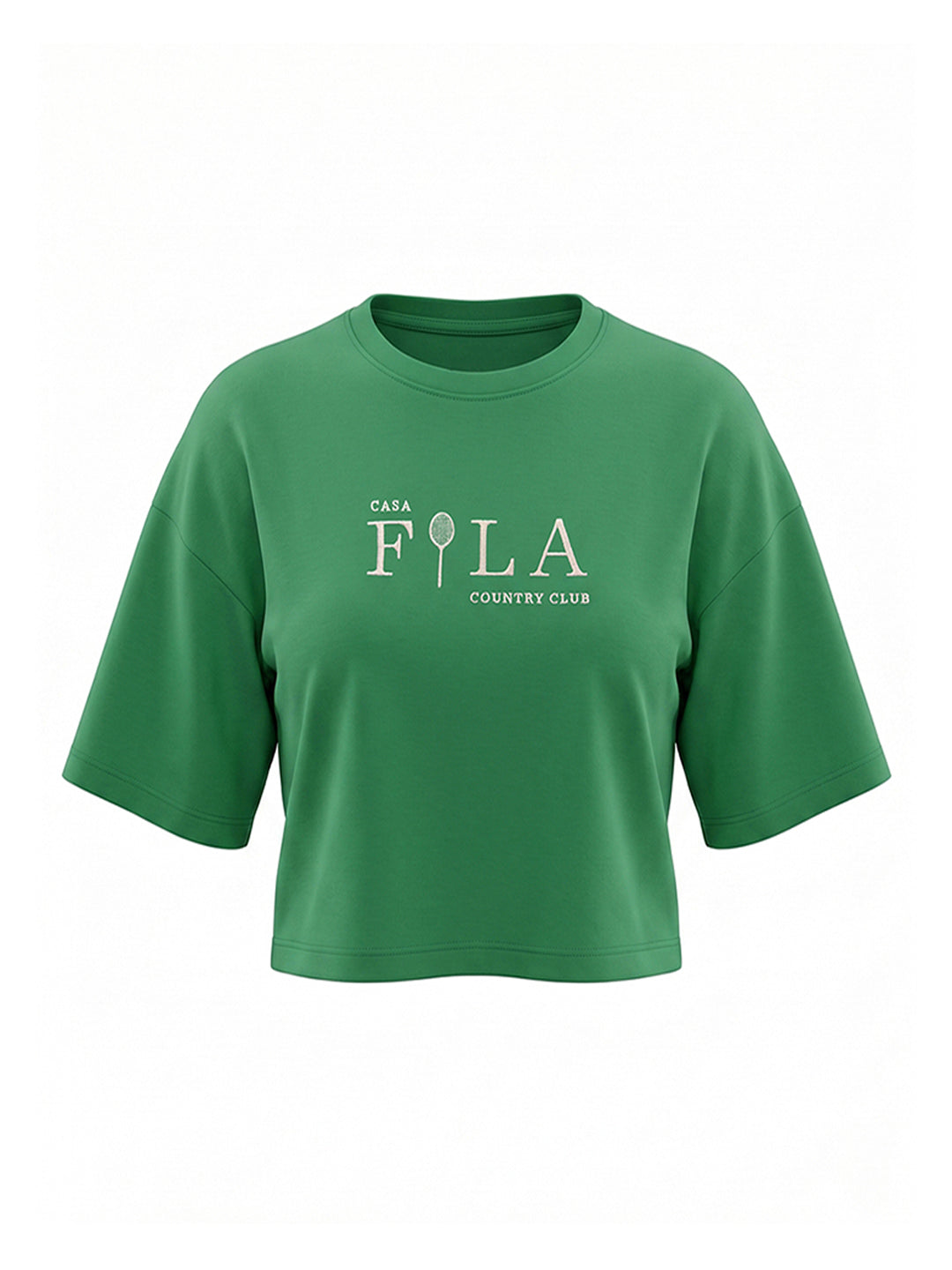 Fila Women Green Seles Crop Top