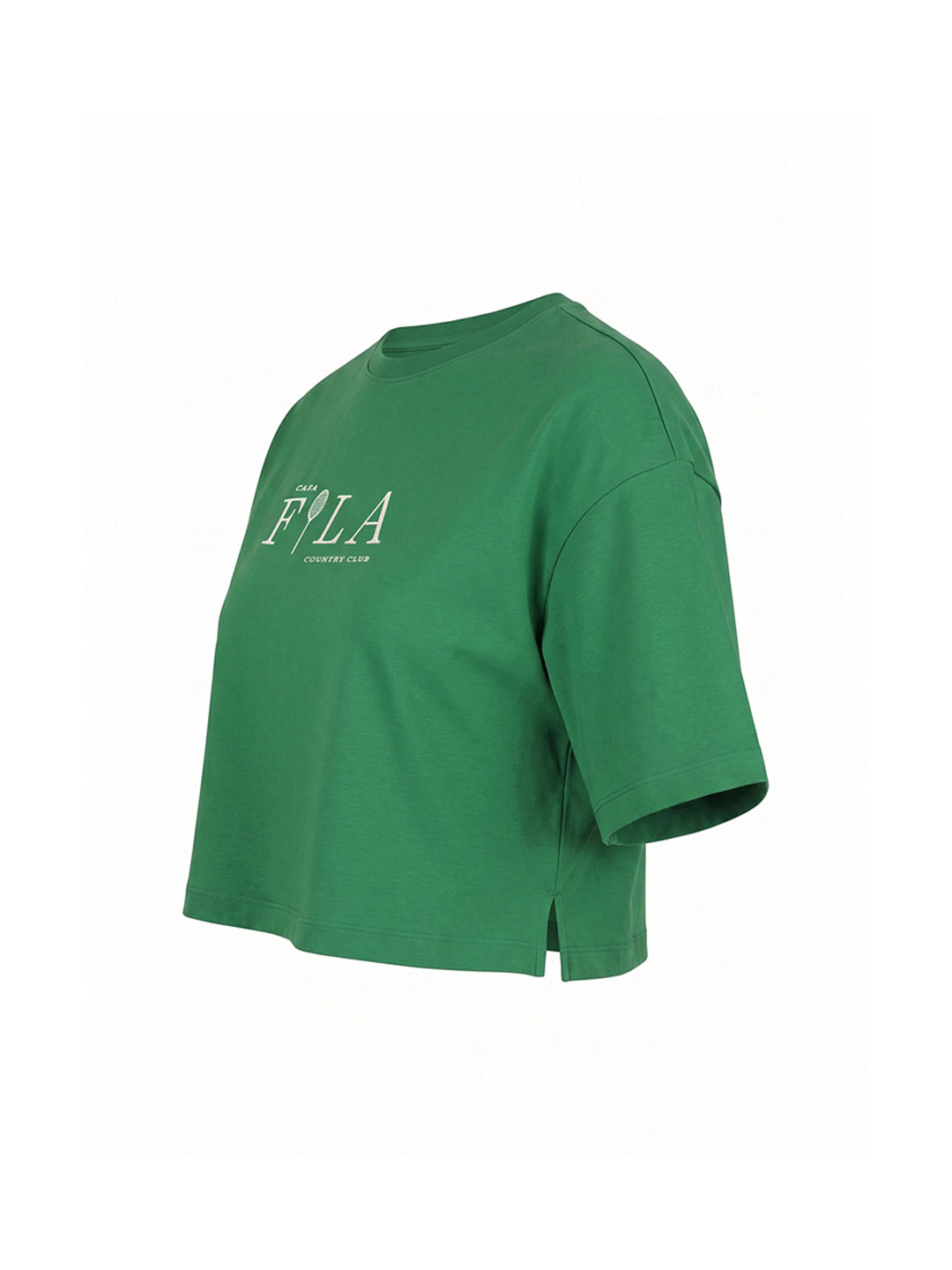 Fila Women Green Seles Crop Top