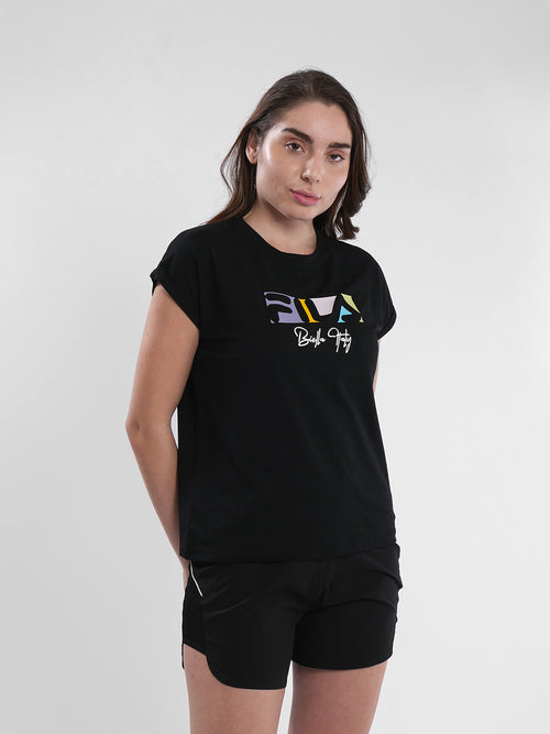 Fila Womens Black Aria T-Shirt