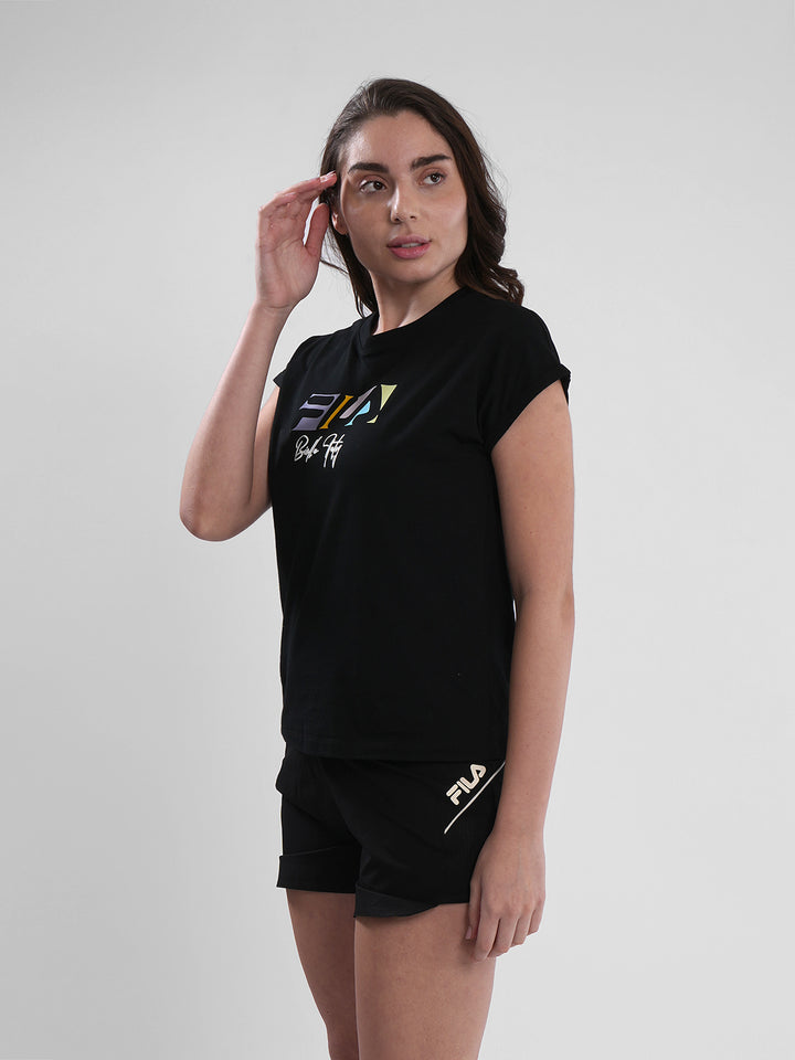 Fila Womens Black Aria T-Shirt