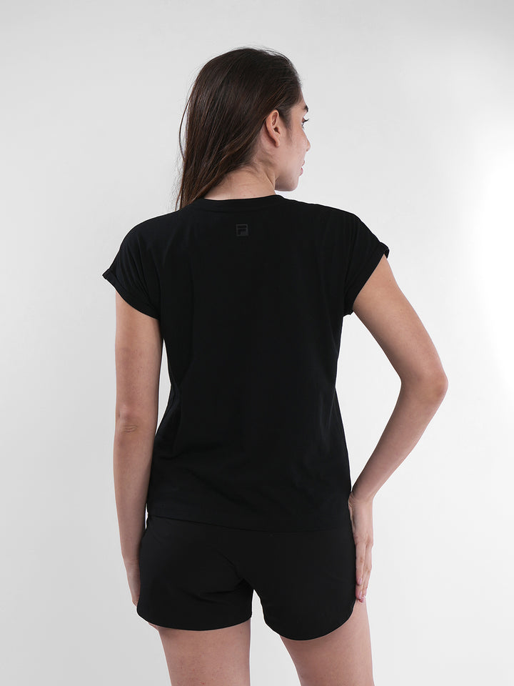 Fila Womens Black Aria T-Shirt