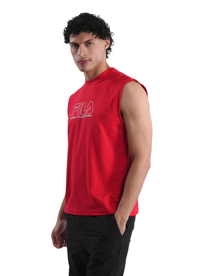 Fila Mens Red Andres Sleeve Less Tank
