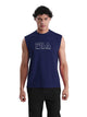 Fila Mens Navy Andres Sleeve Less Tank