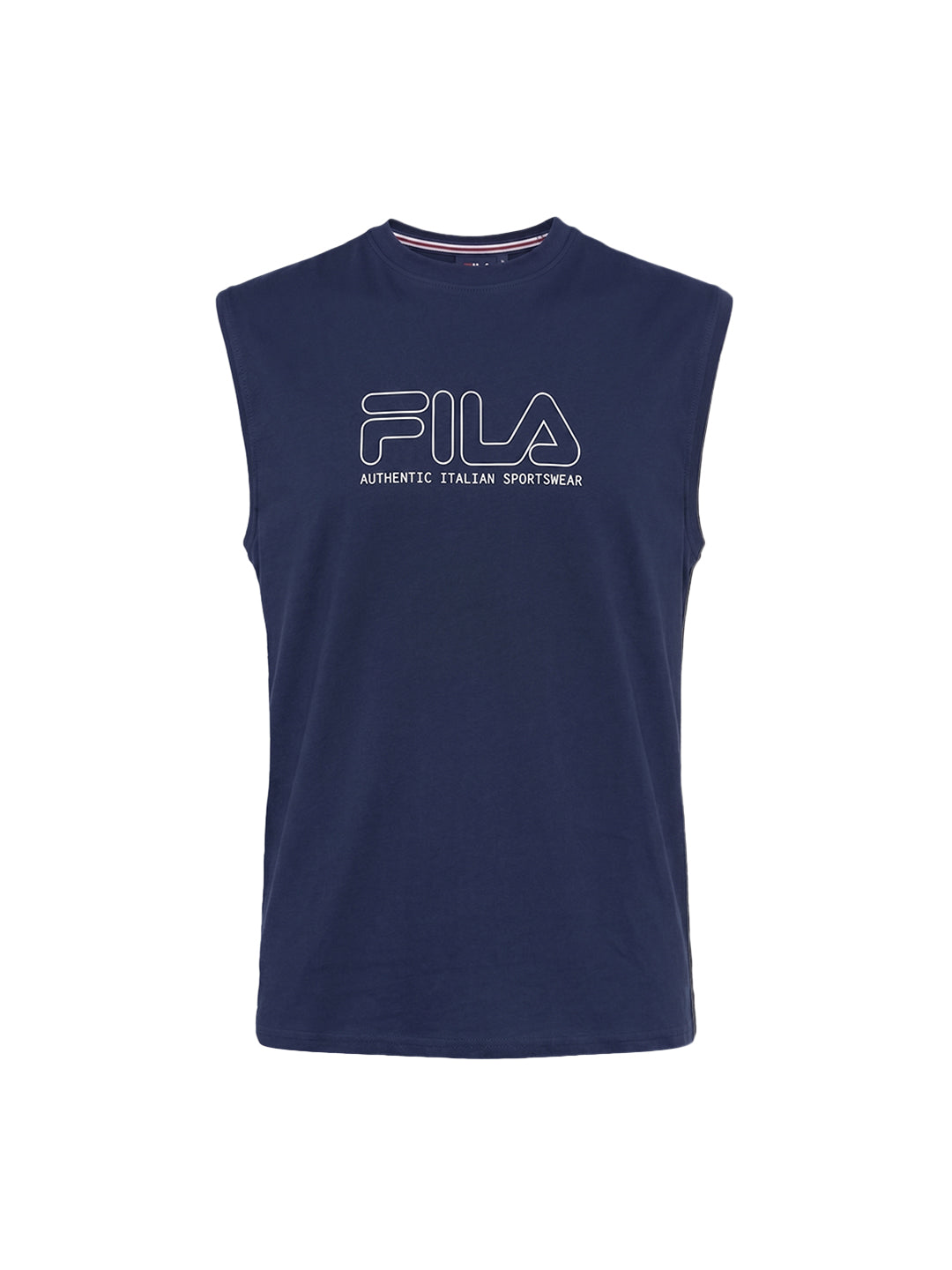 Fila Mens Navy Andres Sleeve Less Tank