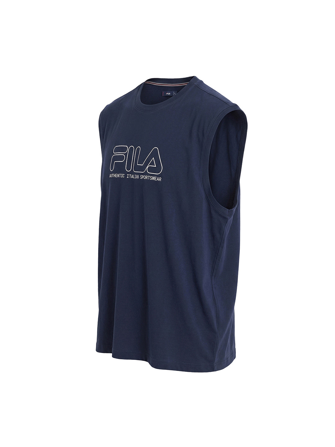 Fila Mens Navy Andres Sleeve Less Tank