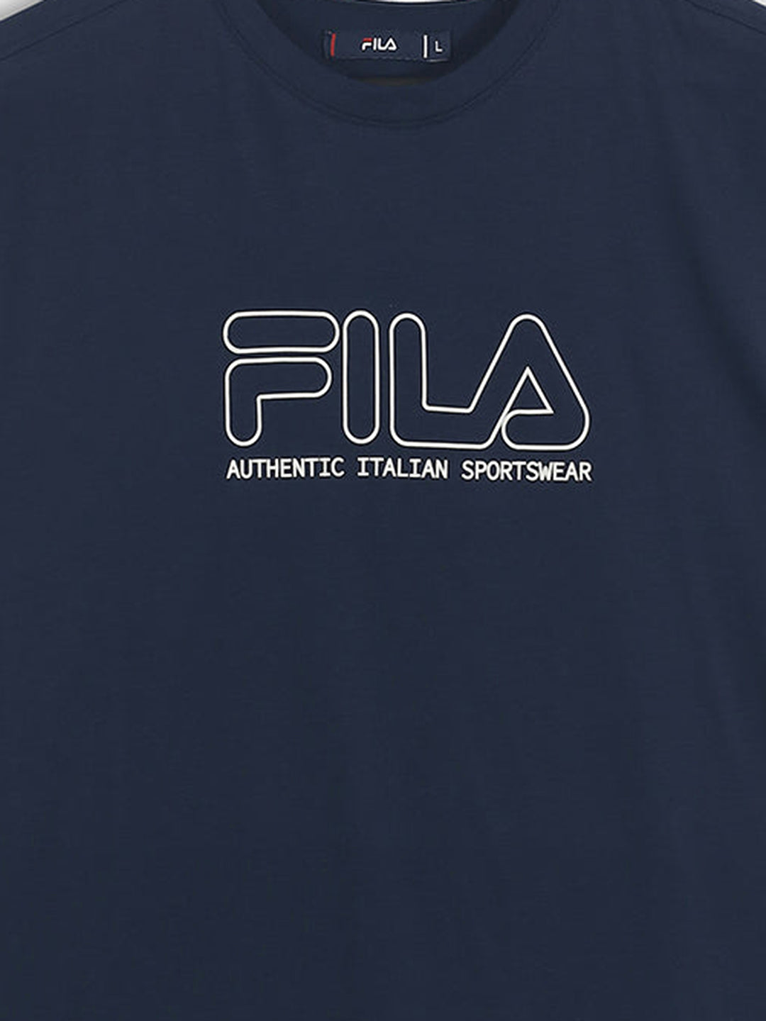 Fila Mens Navy Andres Sleeve Less Tank