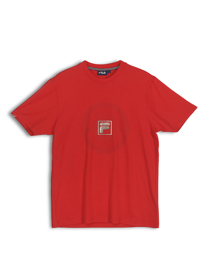 Fila Mens Red Wilmer T-Shirts