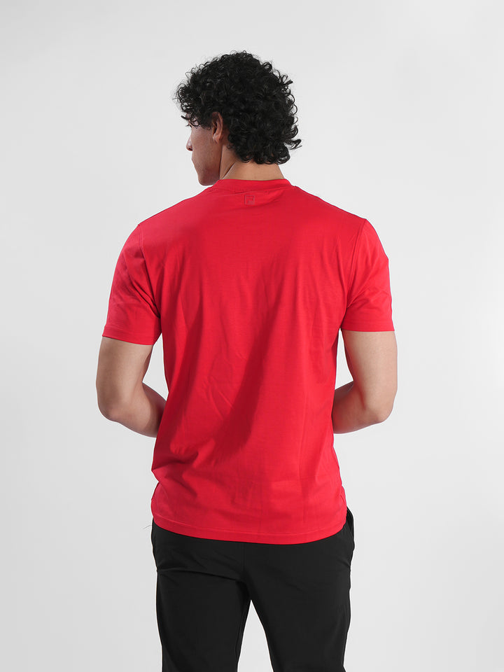 Fila Mens Red Wilmer T-Shirts