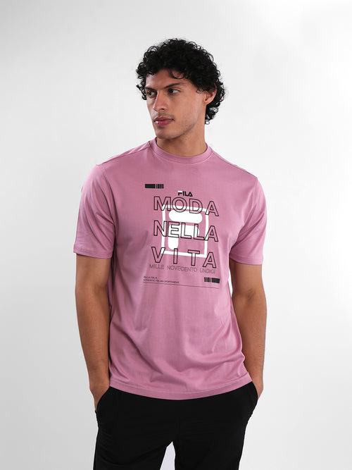 Fila Mens Lilas Moda T-Shirts