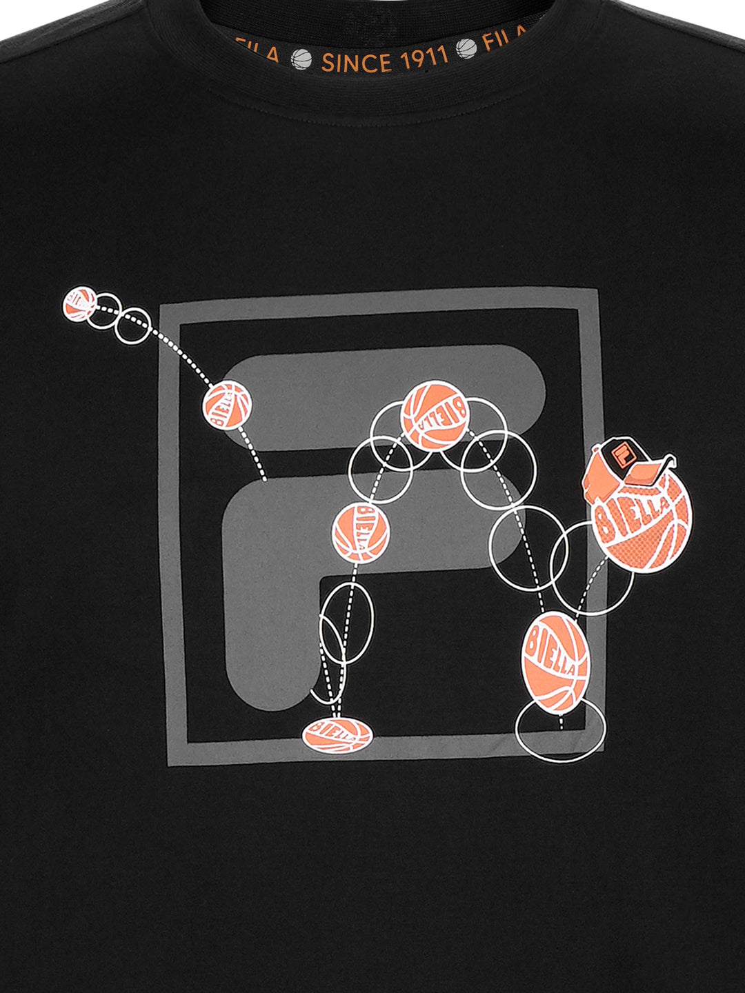 Fila Men Black Cowens T-Shirt