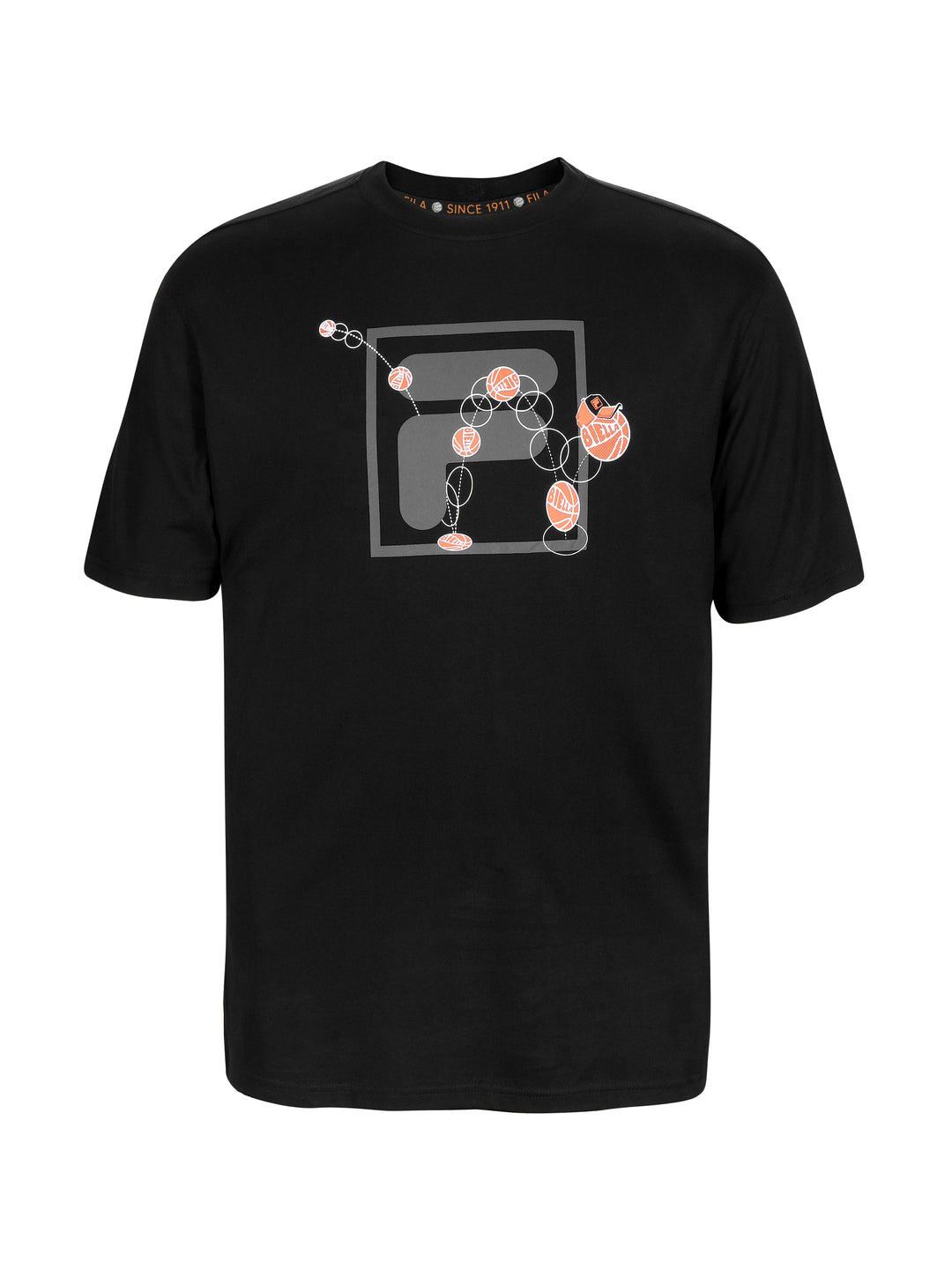 Fila Men Black Cowens T-Shirt