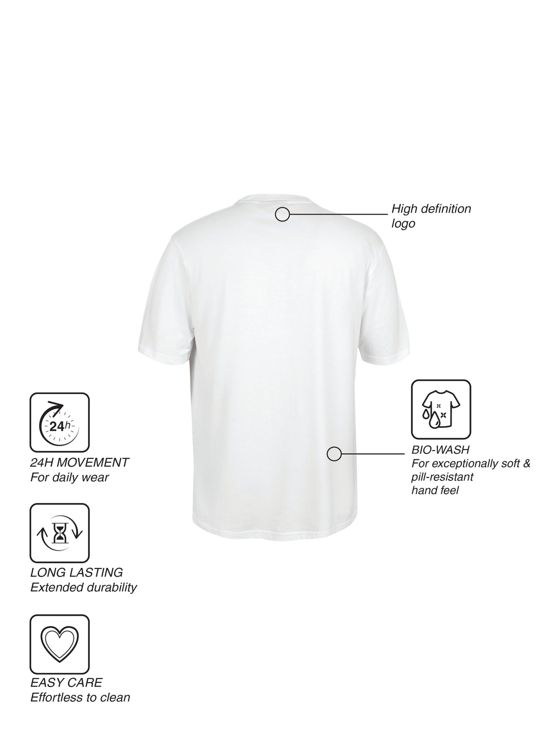 Fila Men White Cowens T-Shirt