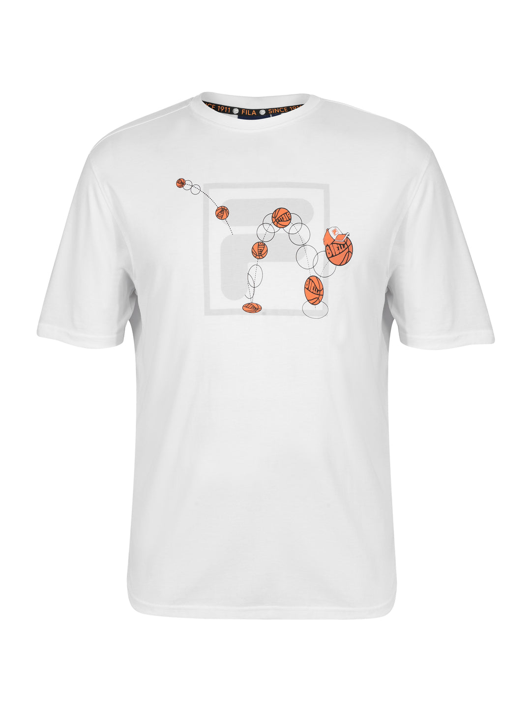 Fila Men White Cowens T-Shirt