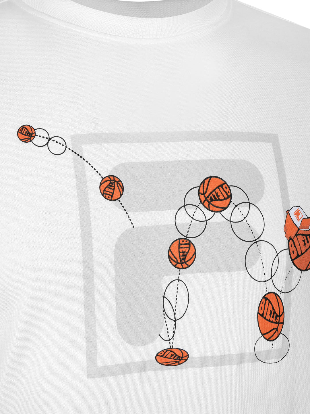 Fila Men White Cowens T-Shirt