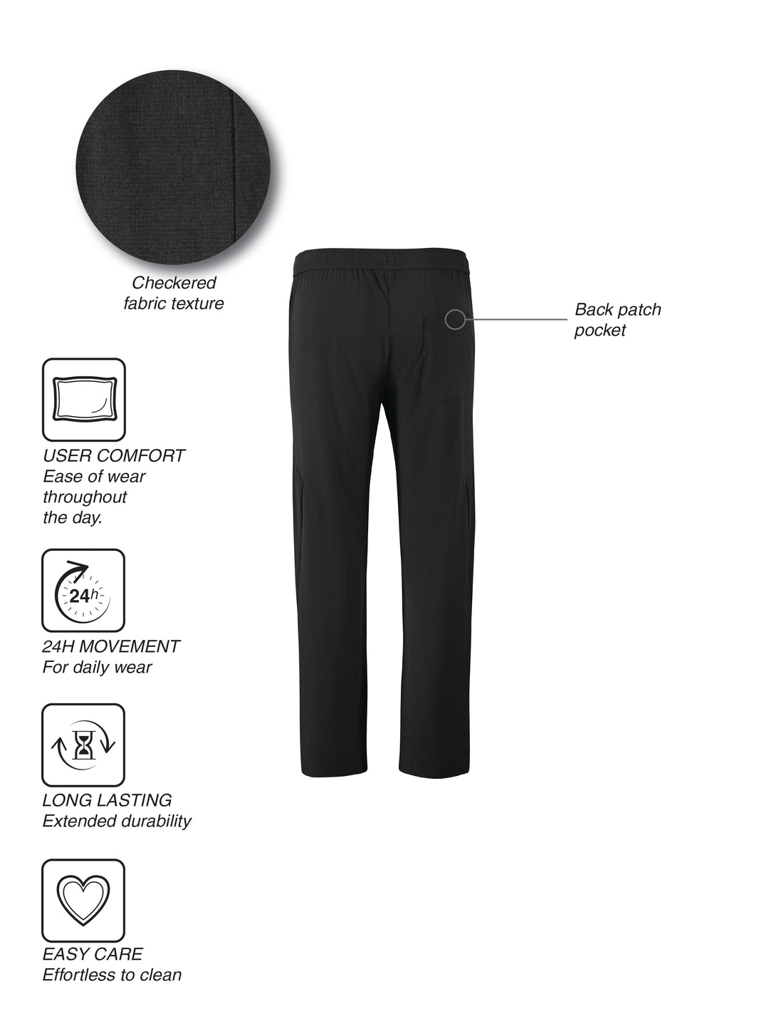 Fila Men Black Esary Track Pants