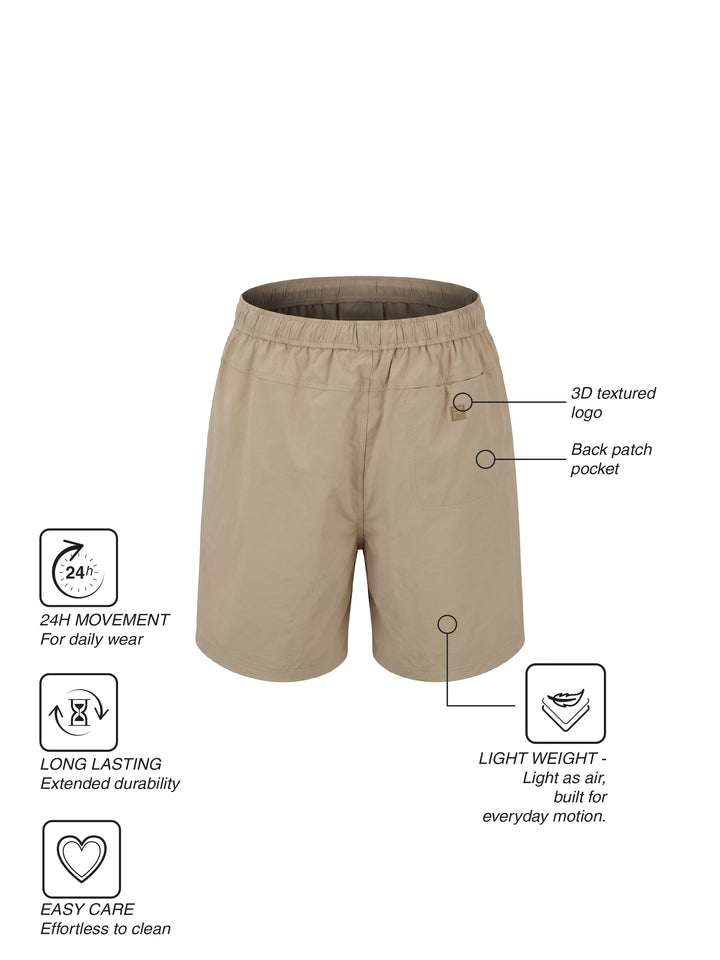 Fila Men Beige Connors Shorts