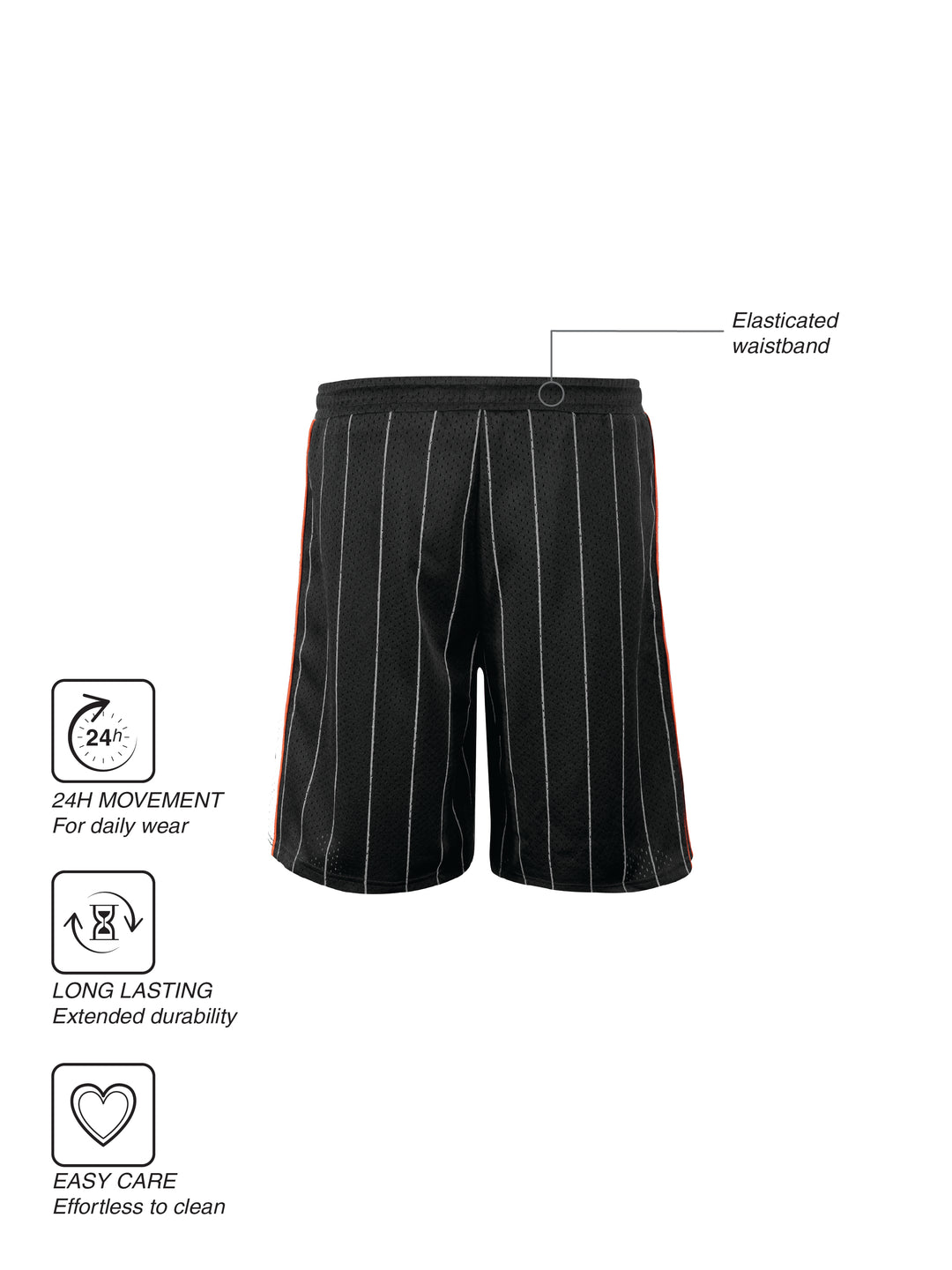 Fila Unisex Black Barkley Shorts