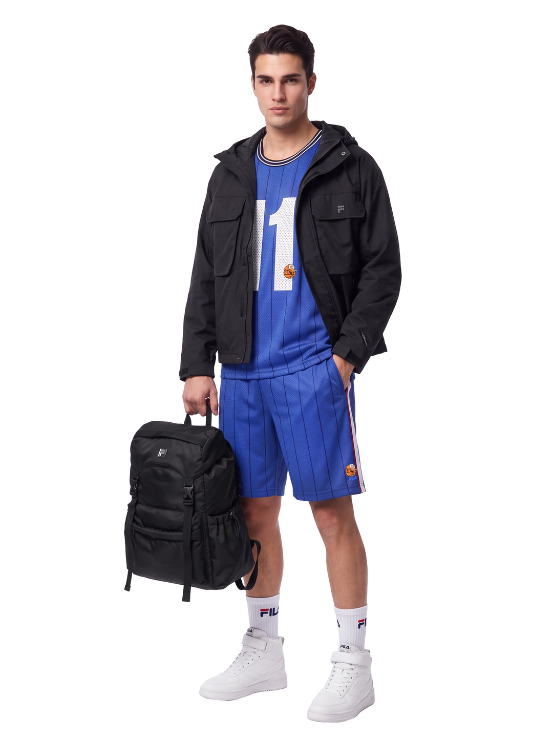 Fila Unisex Blue Barkley Shorts