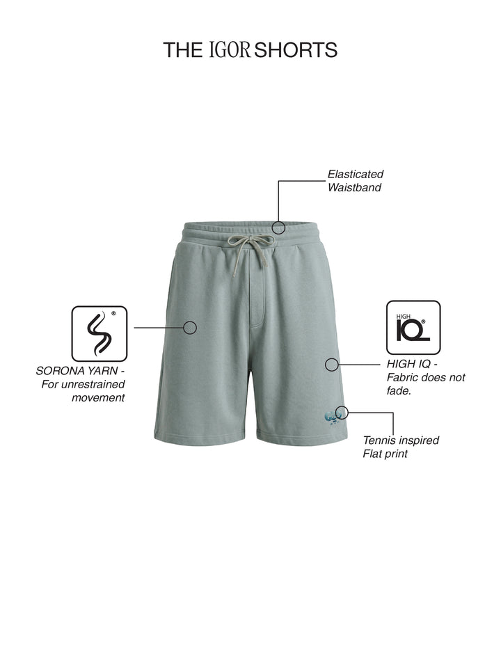 Fila Men Light Green Igor Shorts