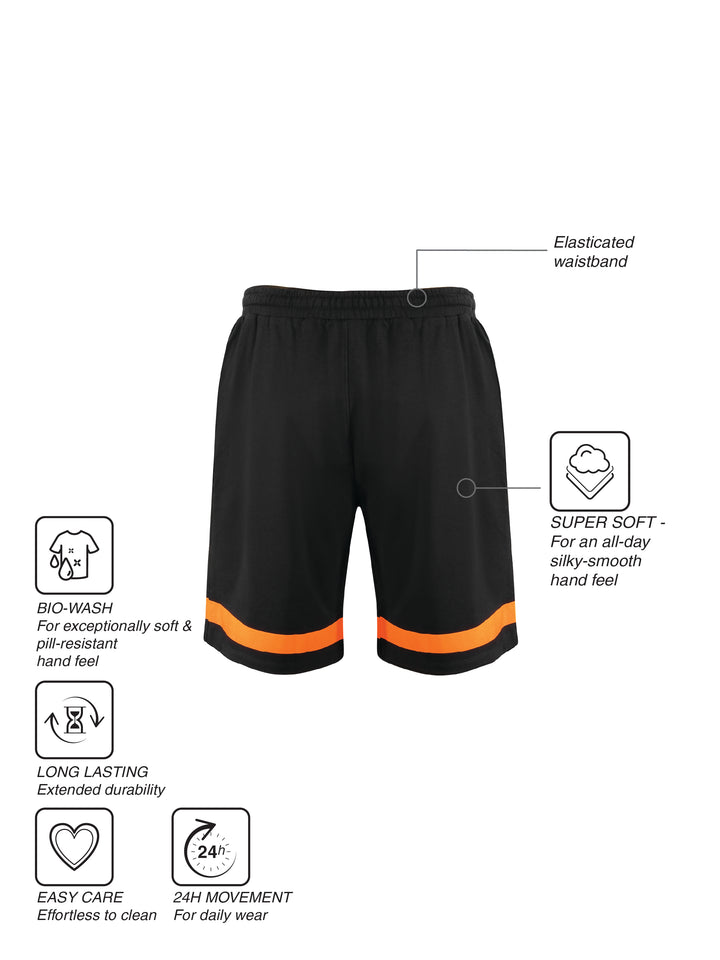 Fila Unisex Black Fames Shorts