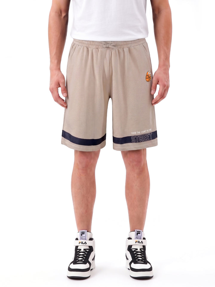 Fila Unisex Beige Fames Shorts
