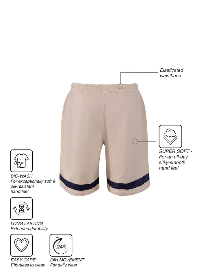 Fila Unisex Beige Fames Shorts