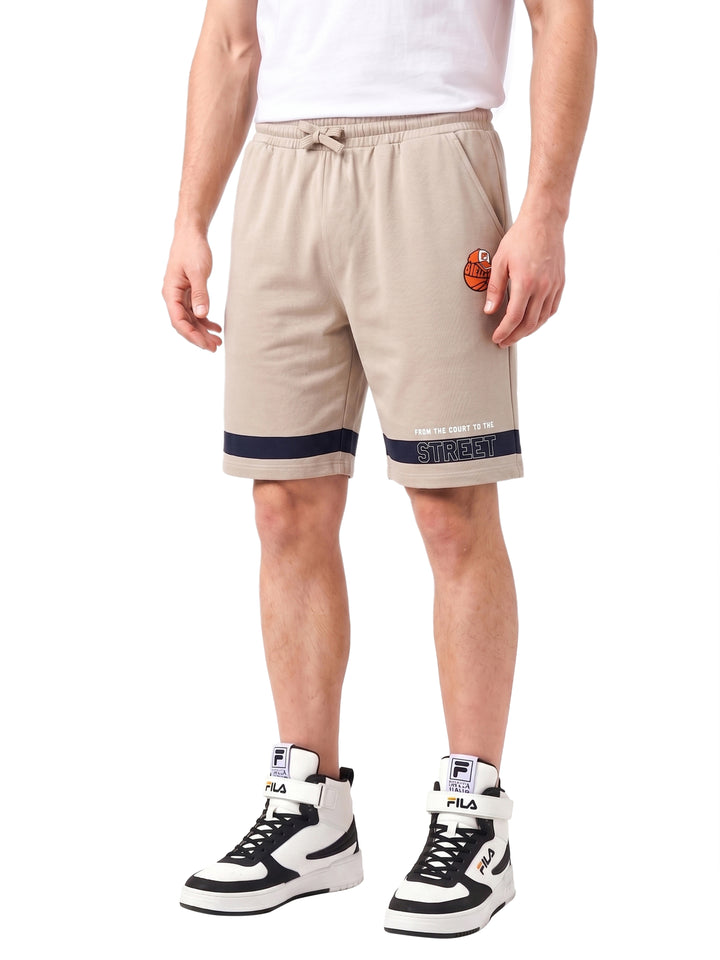 Fila Unisex Beige Fames Shorts
