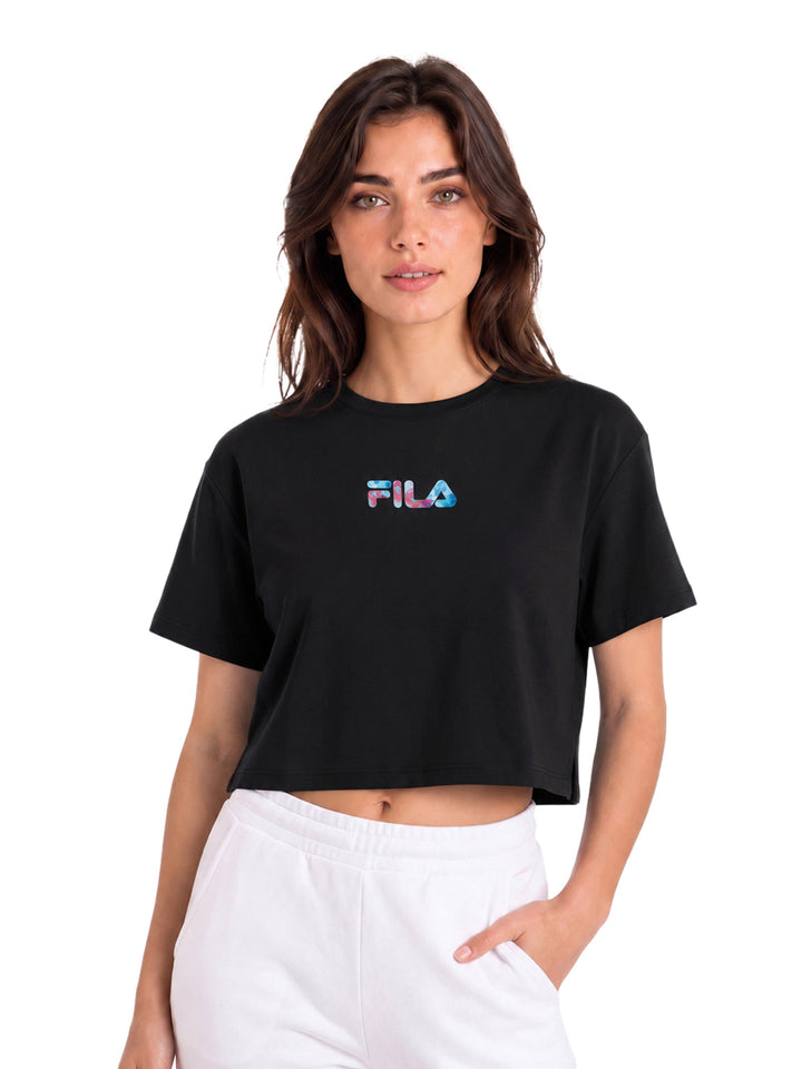 Fila Women Black Wilma T-Shirt