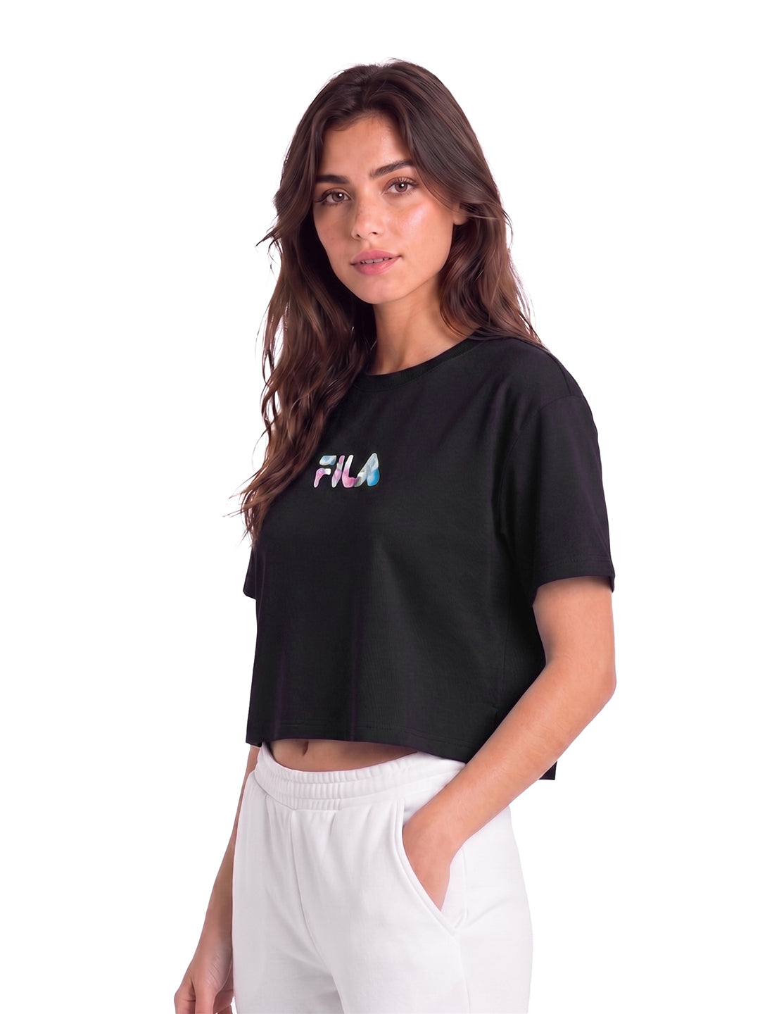 Fila Women Black Wilma T-Shirt