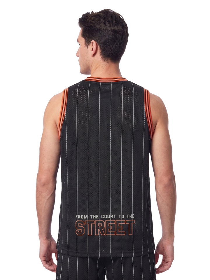 Fila Unisex Black Walt Sleeve Less Tank