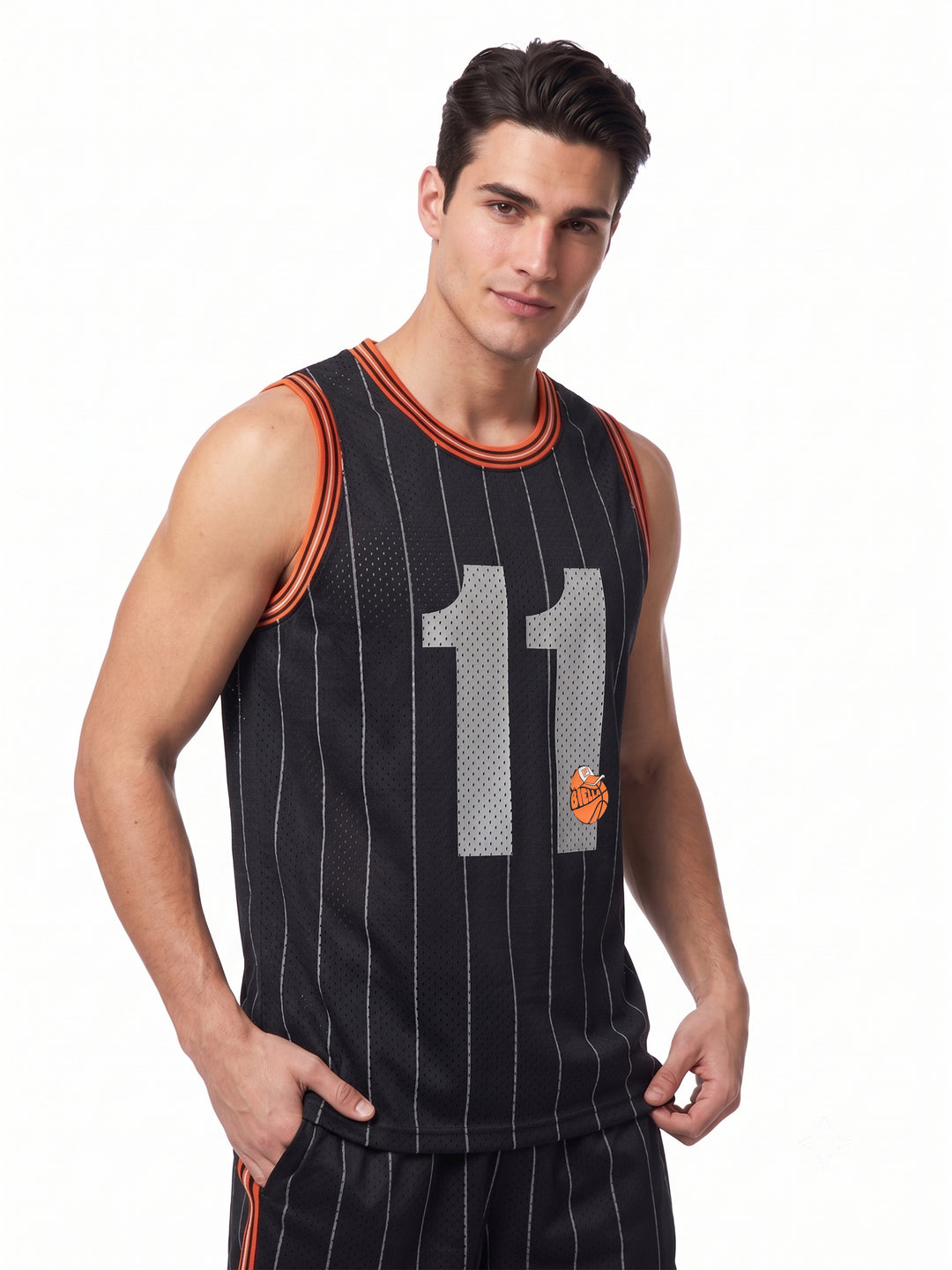 Fila Unisex Black Walt Sleeve Less Tank
